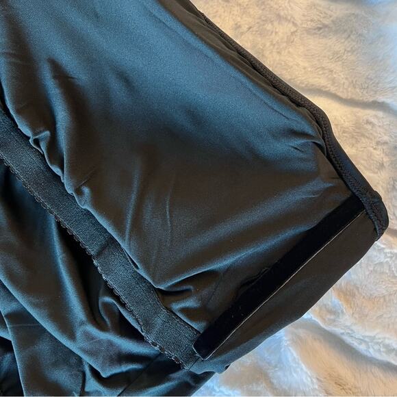 🆕 J. Crew Bow One Piece Swim One Shoulder All Black Plus Swimsuit NEW NWT - Picture 6 of 13